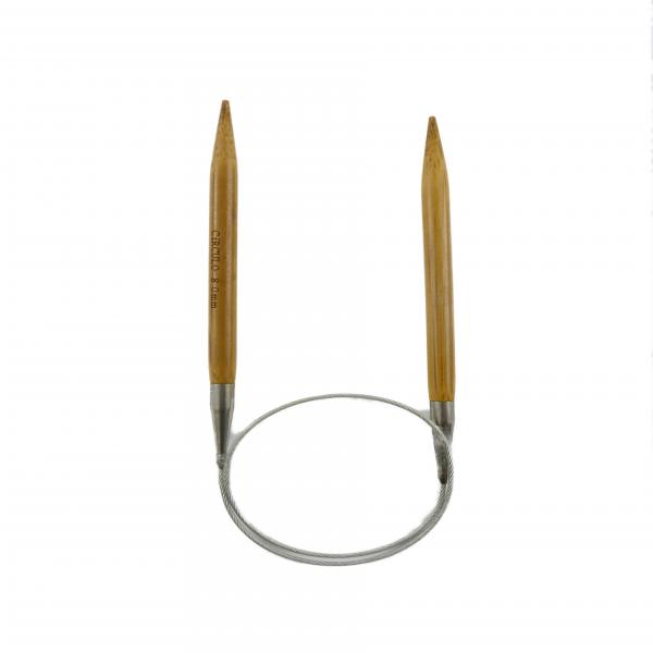 AGULHA CIRCULAR BAMBUM 60CM 8.0MM - COR 80